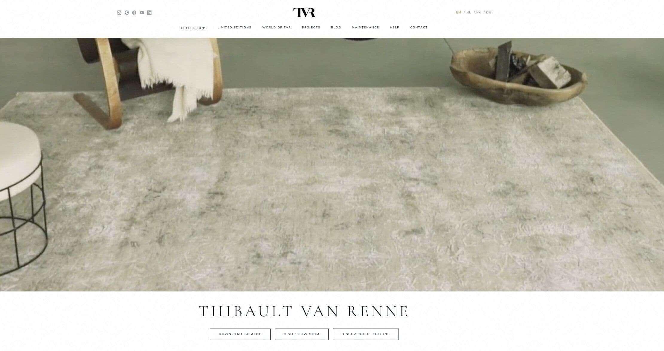 Новый цифровой дом для Thibault Van Renne