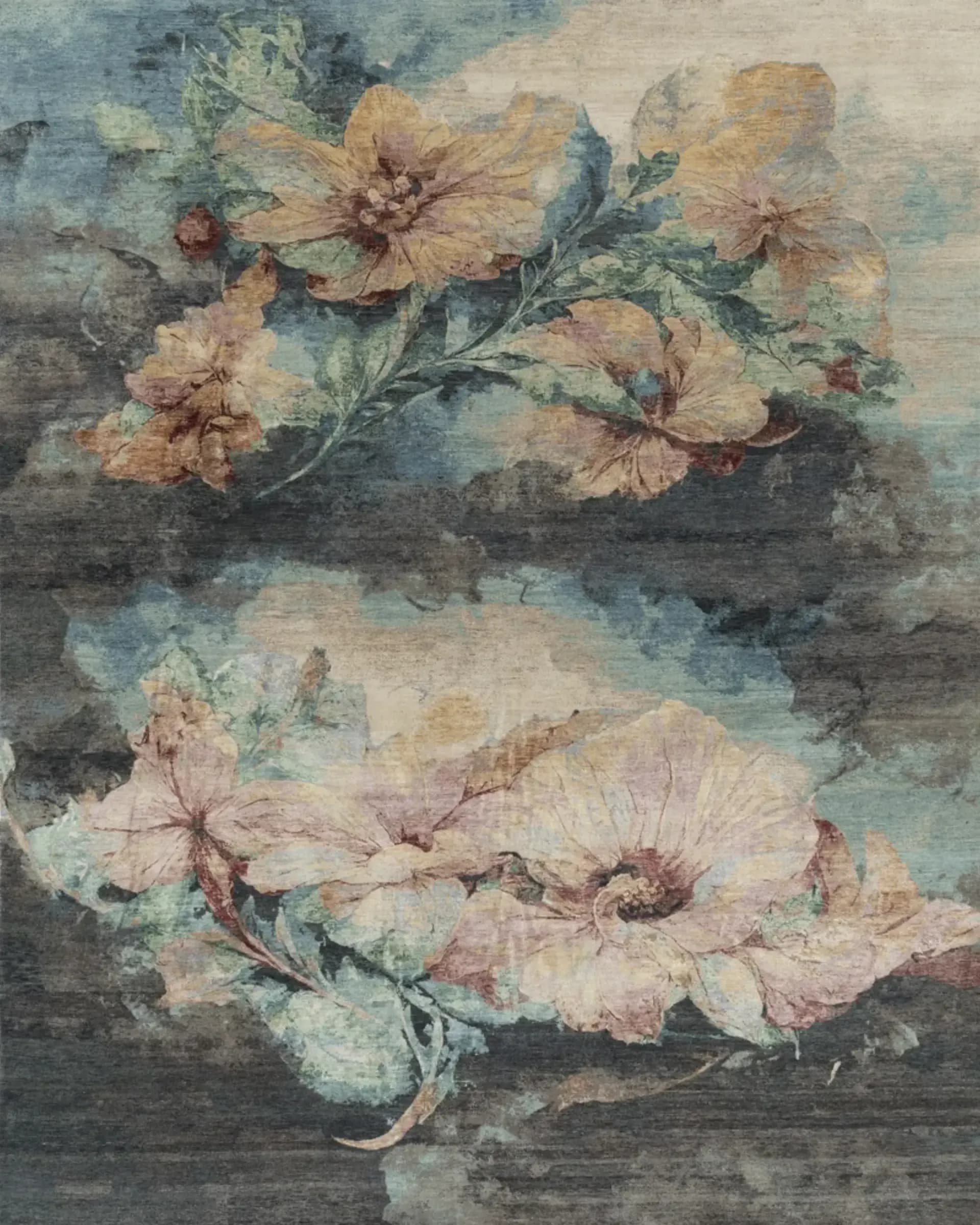 Fiori collection. luxury hand-knotted rug by Thibault Van Renne