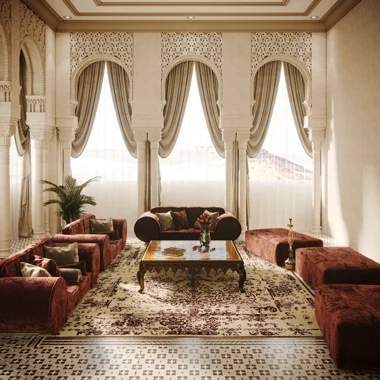 Интерьер с ковром TVR