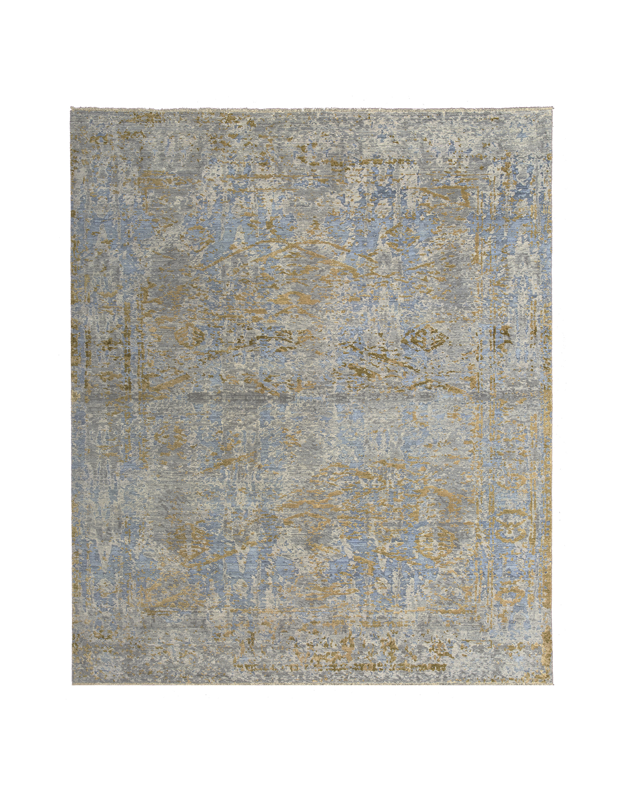 Smoked leaf blue gold