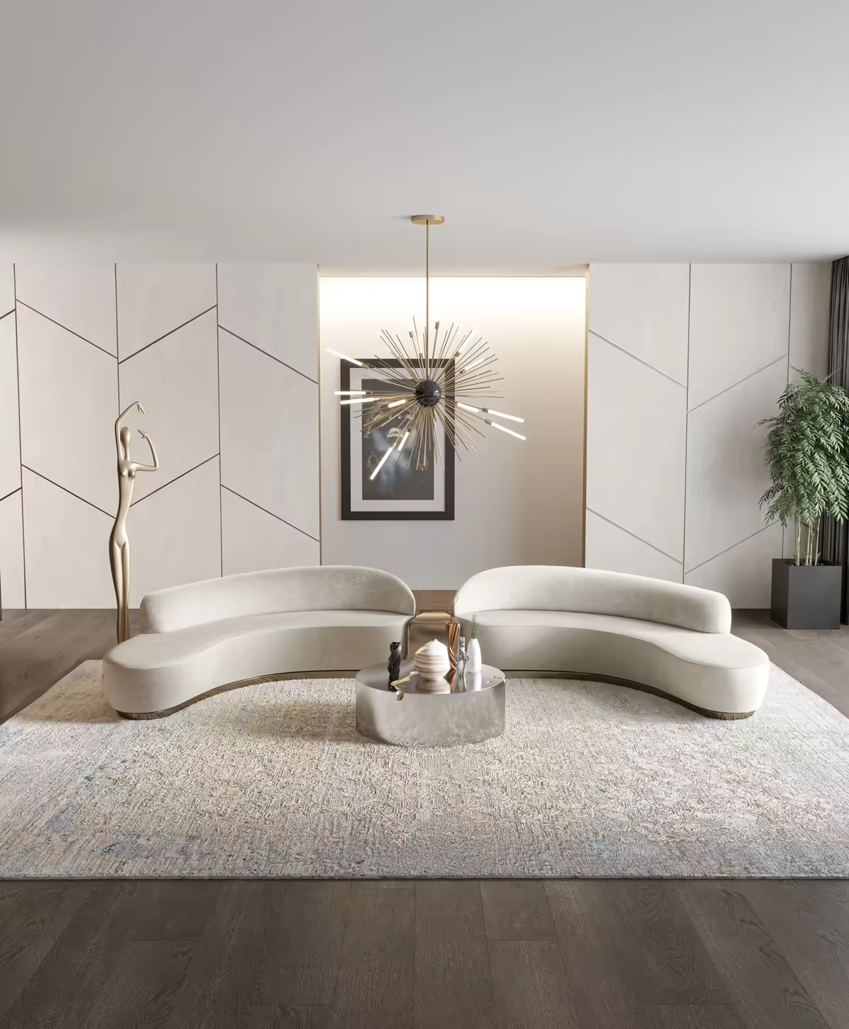 Penthouse sitting area, Madrid